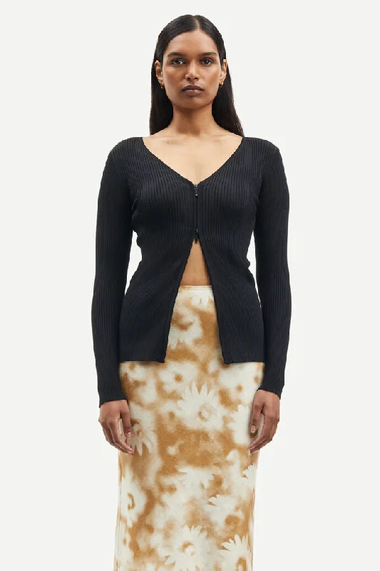 Samsoe Samsoe - Sanina Cardigan Chenille Blend Fleece Blend Nylon Blend