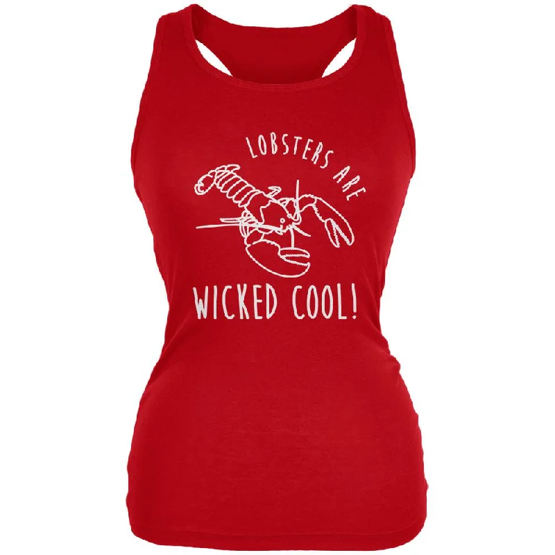 Lobsters are Wicked Cool Juniors Soft Tank Top cute tank top