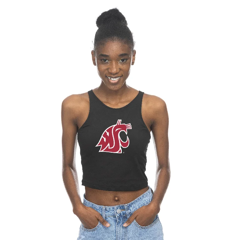 Black WSU First Down Tank Top sleep tank top