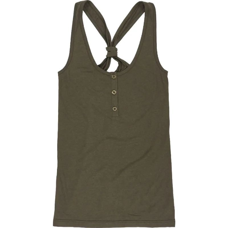 Stussy Army Green Tank Top crossback tank top