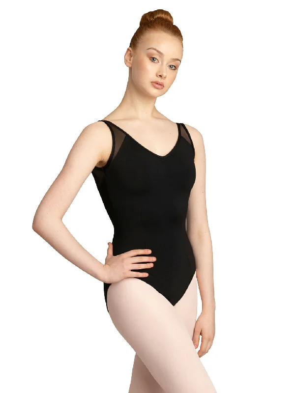 Meryl V-Neck Tank Leotard flexible tank top