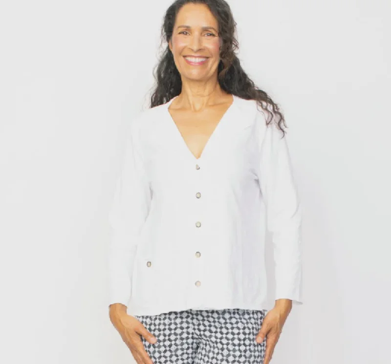 Habitat 27545 Cotton Roll Wedge Cardigan Fleece Cardigan Nylon Polyester
