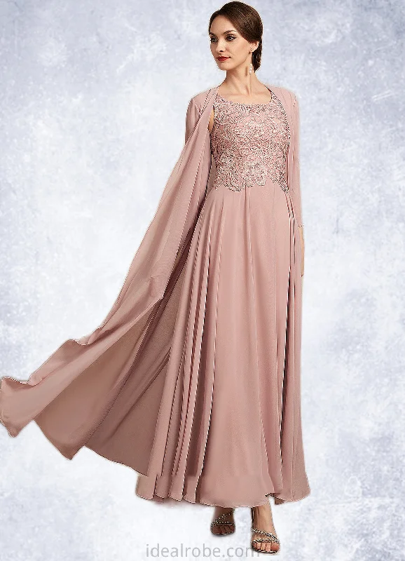 Genevieve A-Line Scoop Neck Ankle-Length Chiffon Lace Mother of the Bride Dress STK126P0014747 Genevieve A-Line Scoop Neck Ankle-Length Chiffon Lace Mother of the Bride Dress STK126P0014747