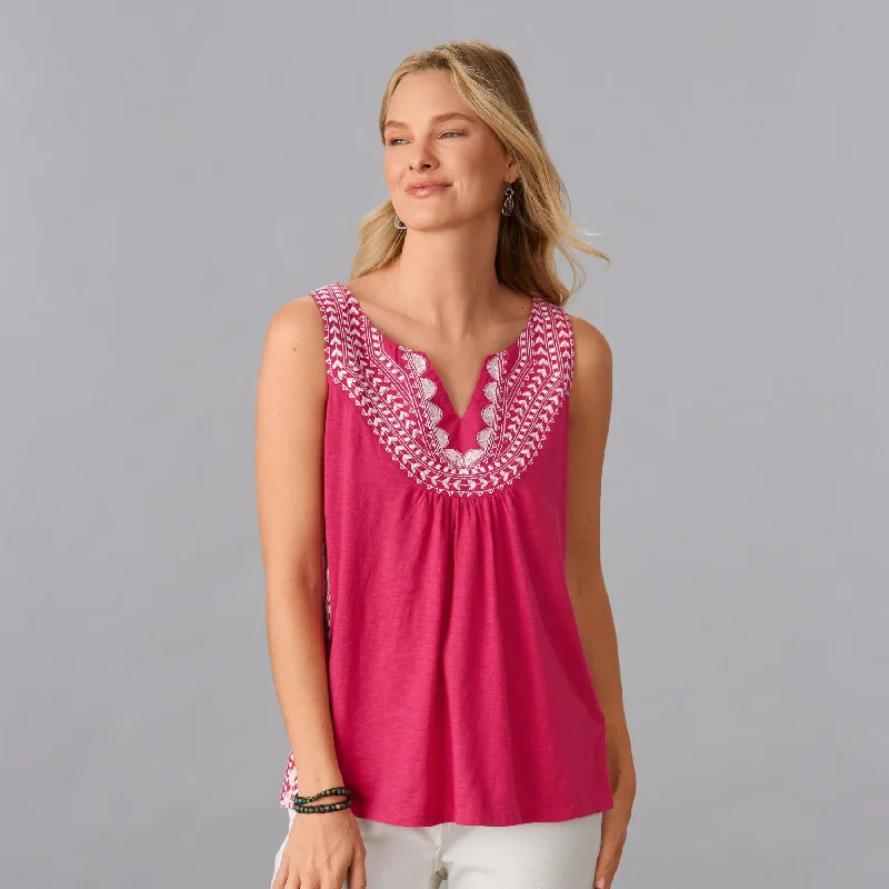 Misaki Tank teal tank top