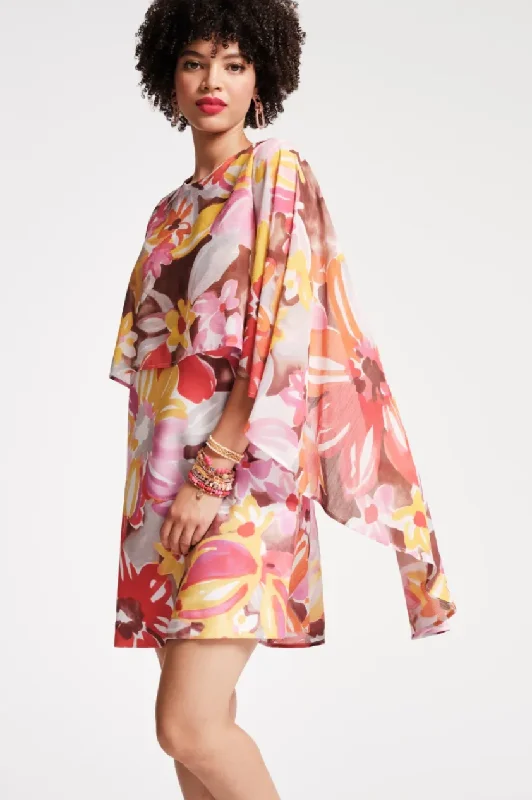 FV Mini Cape Dress Sun Floral