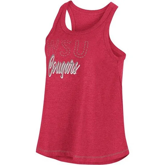 Colosseum Ladies Crimson WSU Cougars Tank floral tank top