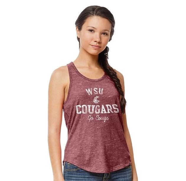 Ladies WSU Cougars Intramural Tank off shoulder tank