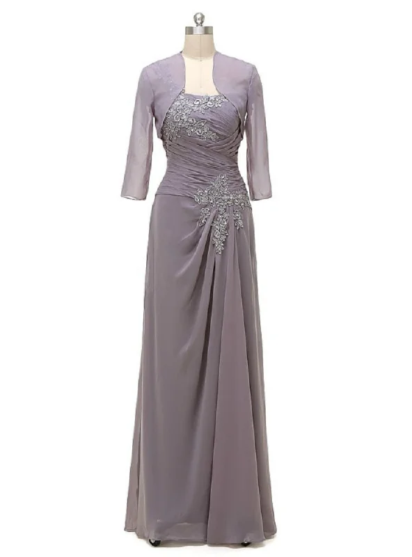 Grey One Shoulder Chiffon With Jacket Mother Of The Bride Dresses Elasticated Jacket Padded Jacket Insulated Jacket Grey One Shoulder Chiffon With Jacket Mother Of The Bride Dresses Elasticated Jacket Padded Jacket Insulated Jacket