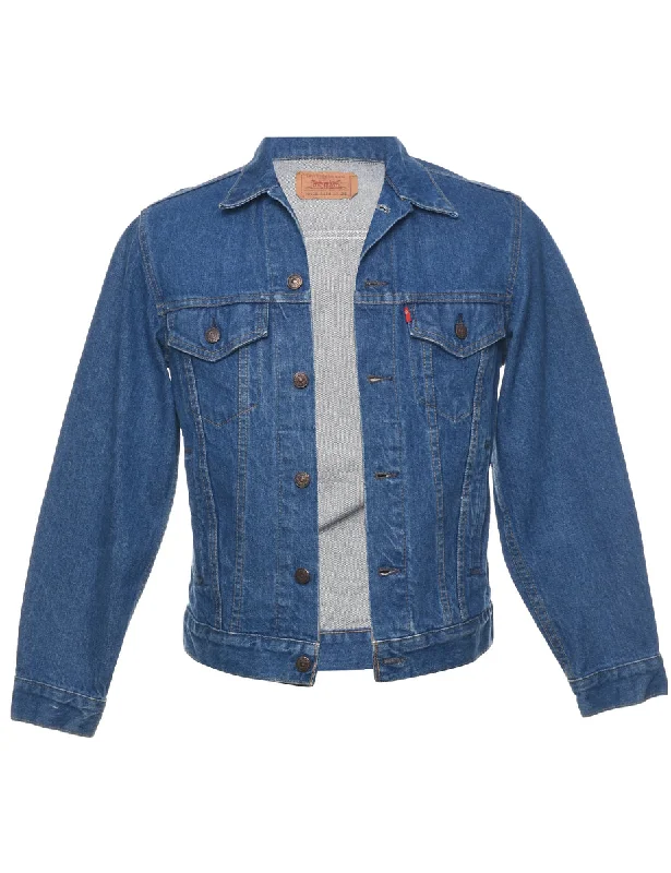 Levi's Denim Jacket - M Jersey Jacket Tulle Jacket Batik Jacket