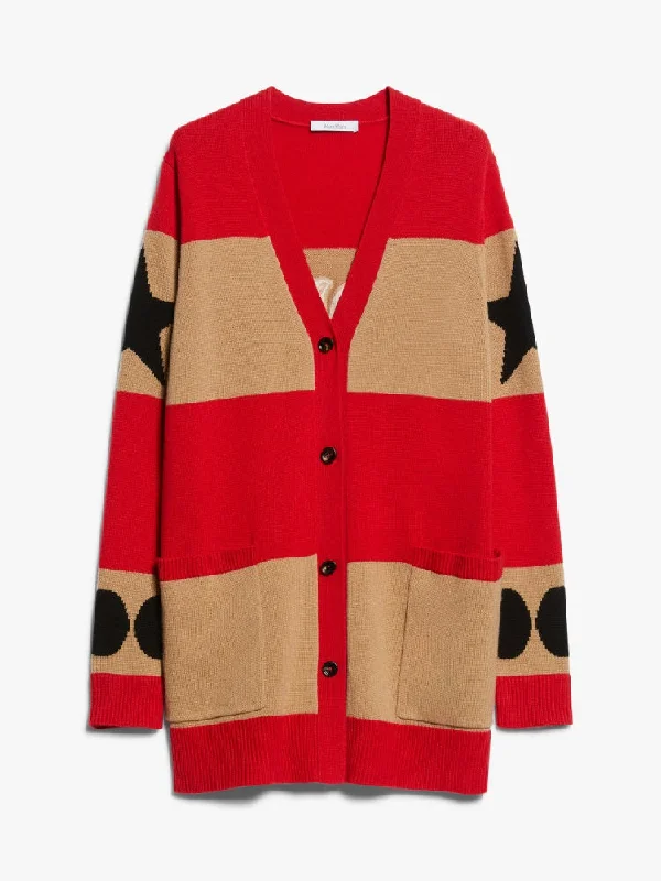 Valido wool and cashmere cardigan Toggled Drawstring Belted