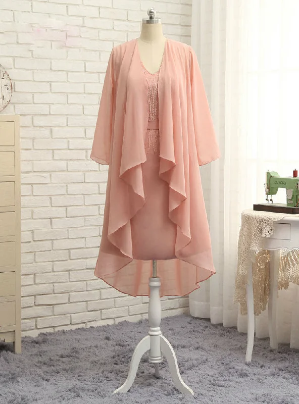 Romantic Mother Of The Bride Dresses Sheath With Jacket Beaded Short Cotton Jacket Linen Jacket Terry Jacket Romantic Mother Of The Bride Dresses Sheath With Jacket Beaded Short Cotton Jacket Linen Jacket Terry Jacket