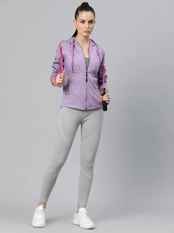 Alcis Women Solid Training or Gym Sporty Jacket