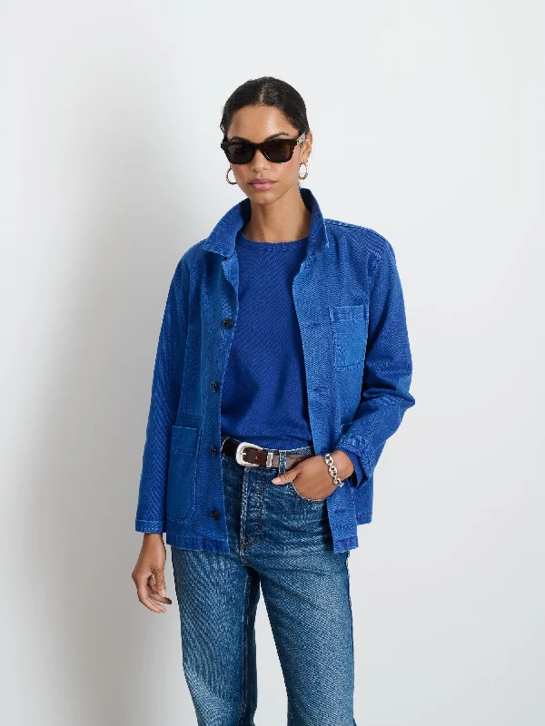 Britt Work Jacket in Recycled Denim