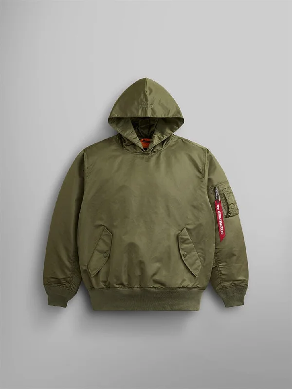 WOMEN'S PULL-OVER HOODED MA-1