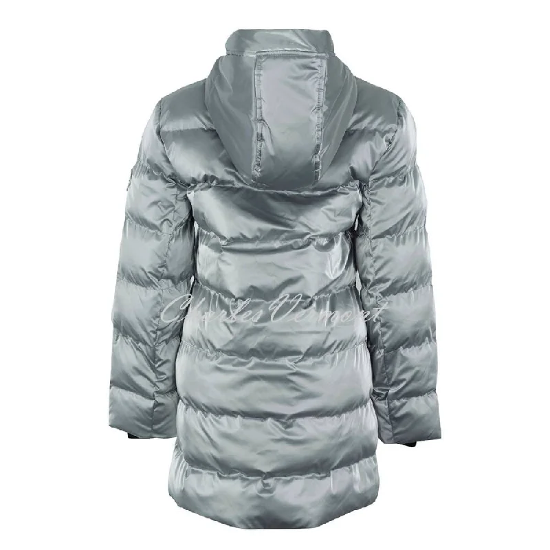 Dolcezza Padded Coat - Style 72810 (Silver)