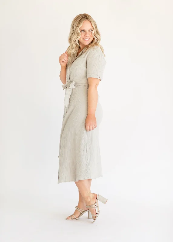 Essential Midi Shirt Dress