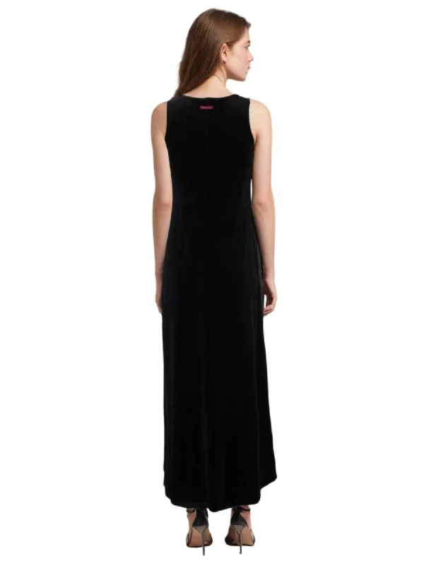 Hard Tail Velour Maxi Dress (Style: V-186)