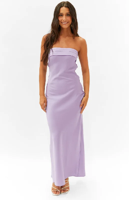 Maiah Lilac Maxi Dress