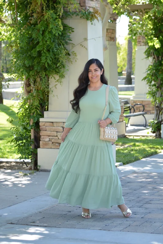 Marbella Sage Maxi Dress