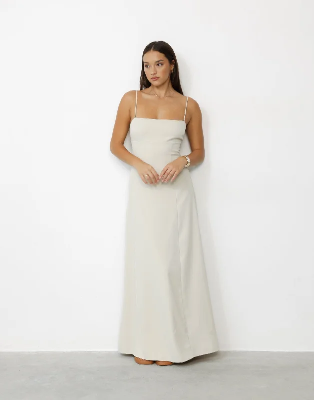 Mirielle Maxi Dress (Pistachio Shell)