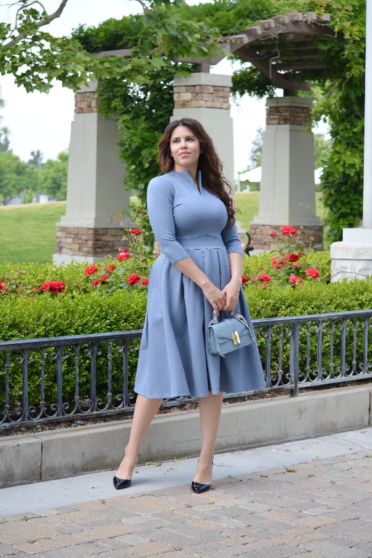 Santorini Blue Dress