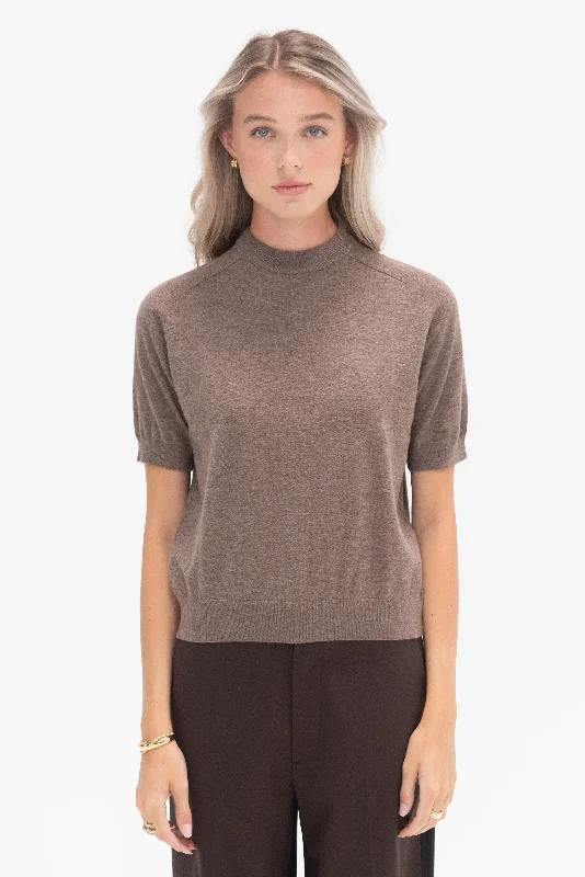 Irelia Top, Heather Brown