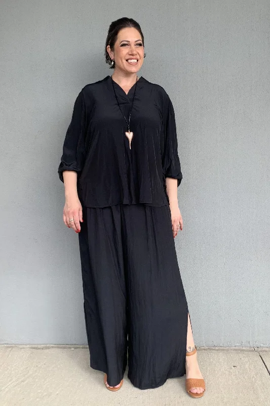 Philosophy - CORDYB Cordy Wide Leg Split Pant