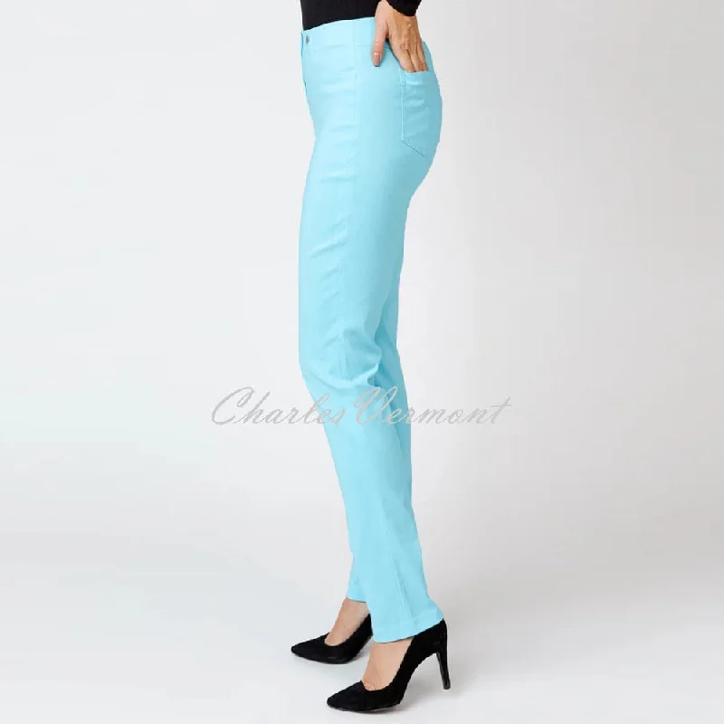 Robell Bella Full Length Trouser 51559-5499-750 (Pacific Turquoise)