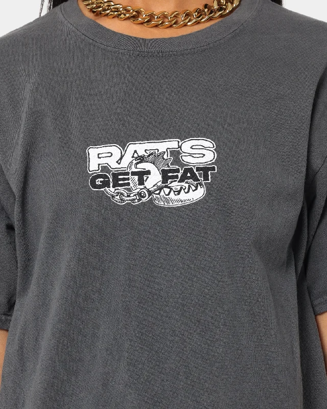 Rats Get Fat Anarchy In The UK Vintage T-Shirt Off Black