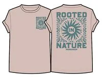 Rooted In Nature Recycled Cotton T-Shirt - Peach Whip