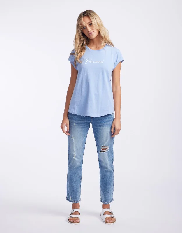 Signature Tee - Light Blue