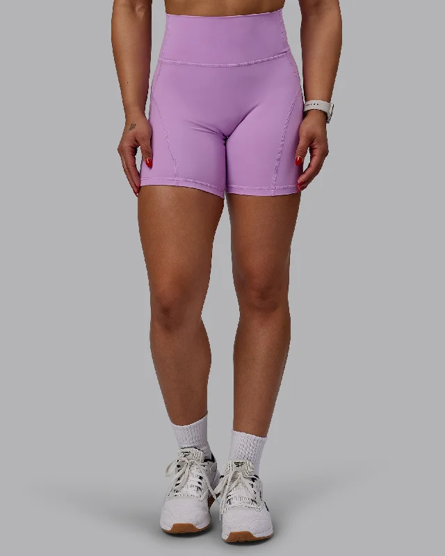 Bend Mid-Length Shorts - Light Violet