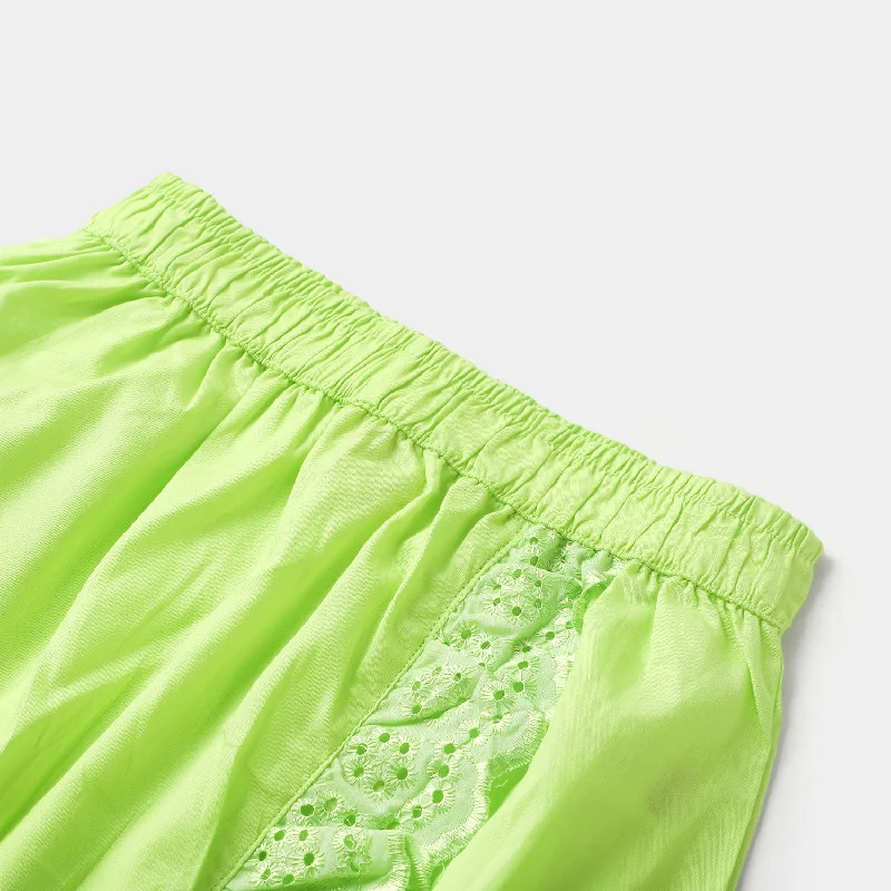 Girls Skirt Woven Tulip - Sharp Green