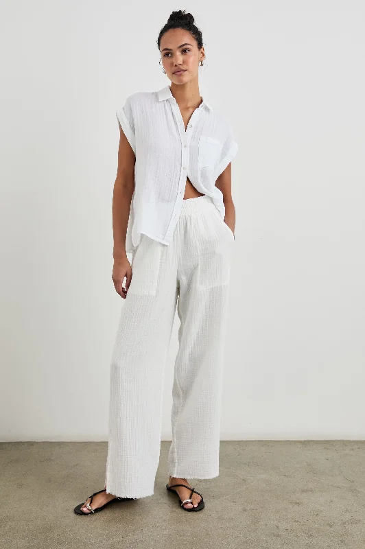 LEON PANT - WHITE