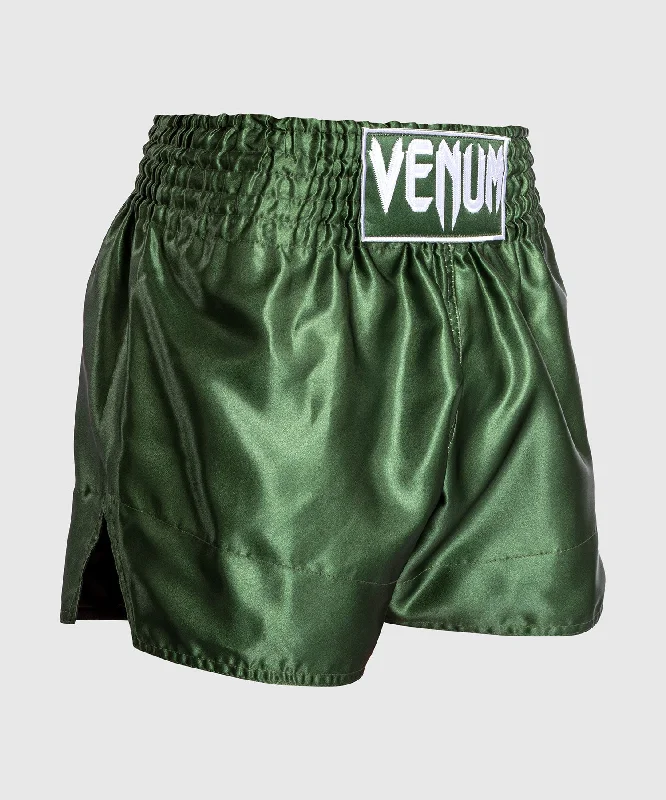 Venum Classic Muay Thaï Short Khaki/White