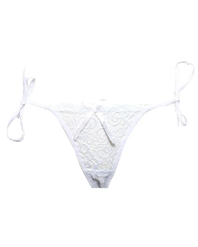 Sexy Flower Net Panty 1513 - White Bikini Type Underwear Sequin bikini, Glamorous, Sexy, Fashionable