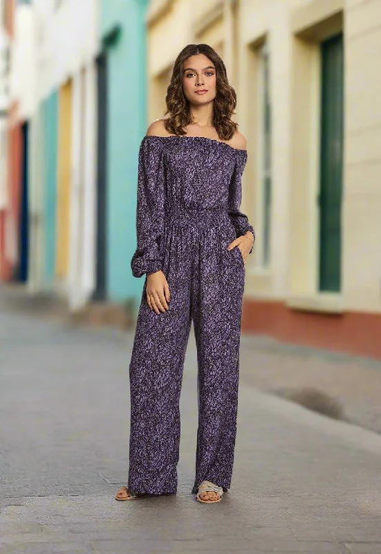 Fancy Printed Jumpsuit With Short Sleeves Strapless wide leg jumpsuit, Sexy, Comfortable, Trendy Fancy Printed Jumpsuit With Short Sleeves Strapless wide leg jumpsuit, Sexy, Comfortable, Trendy