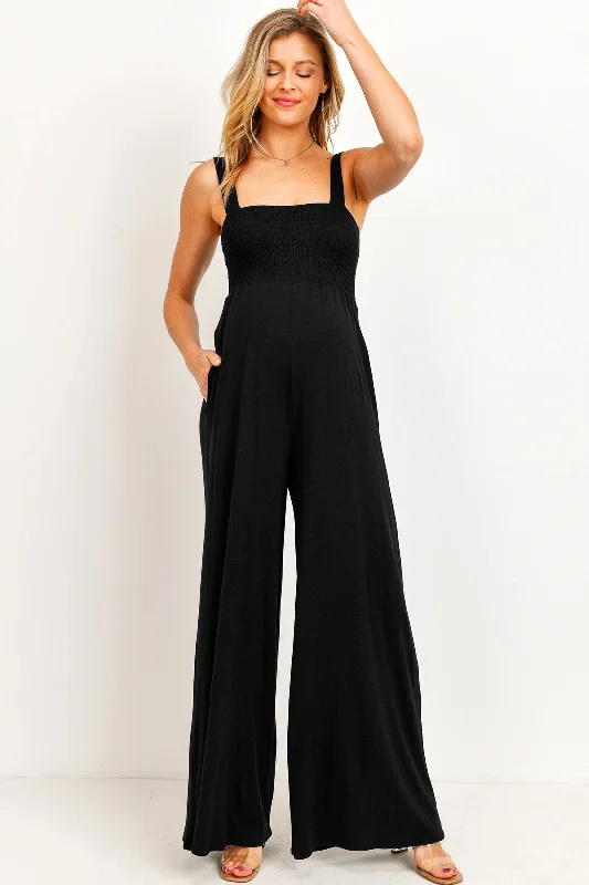 Analia Jumpsuit - Black Fit and flare jumpsuit, Elegant, Trendy, Feminine
