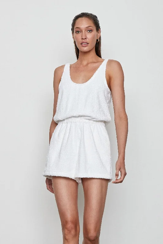 Atoir WOMENS THE JULIET PLAYSUIT - BLANC Colorful jumpsuit, Bold design, Summer fashion, Relaxed Atoir WOMENS THE JULIET PLAYSUIT - BLANC Colorful jumpsuit, Bold design, Summer fashion, Relaxed