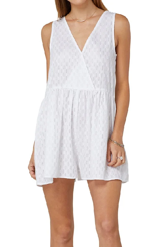 Elwood WOMENS MILA JUMPSUIT WHITE Zipper front jumpsuit, Casual, Trendy, Comfortable Elwood WOMENS MILA JUMPSUIT WHITE Zipper front jumpsuit, Casual, Trendy, Comfortable