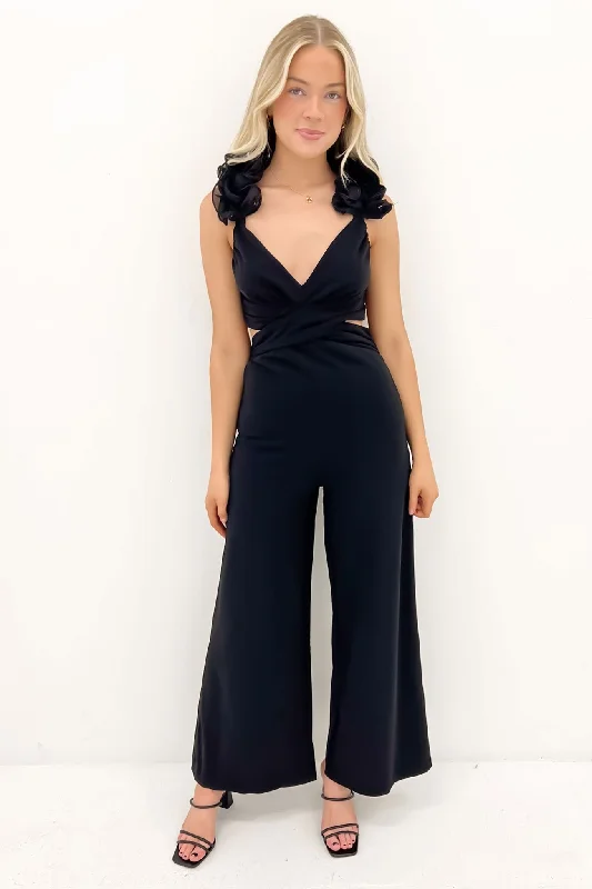 Faith Jumpsuit Black Color block jumpsuit, Bold design, Street style, Fashionable