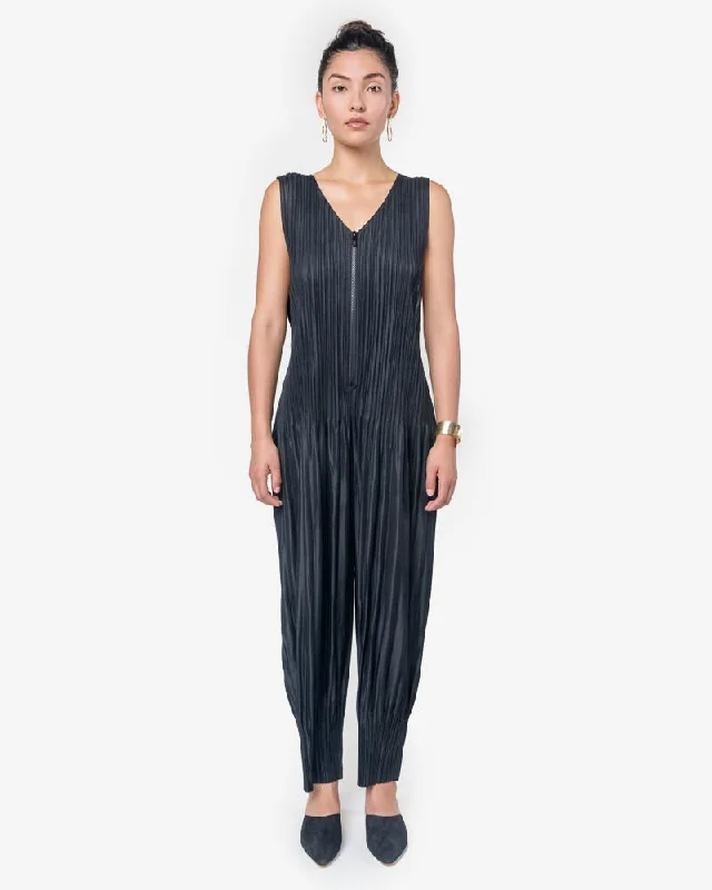 JI404 Jumpsuit in Black High-neck jumpsuit, Modest, Elegant, Trendy
