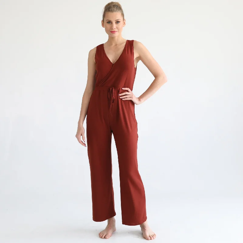 Juliette Nursing Friendly Jumpsuit (Rust) Short jumpsuit, Casual, Summer fashion, Comfortable Juliette Nursing Friendly Jumpsuit (Rust) Short jumpsuit, Casual, Summer fashion, Comfortable