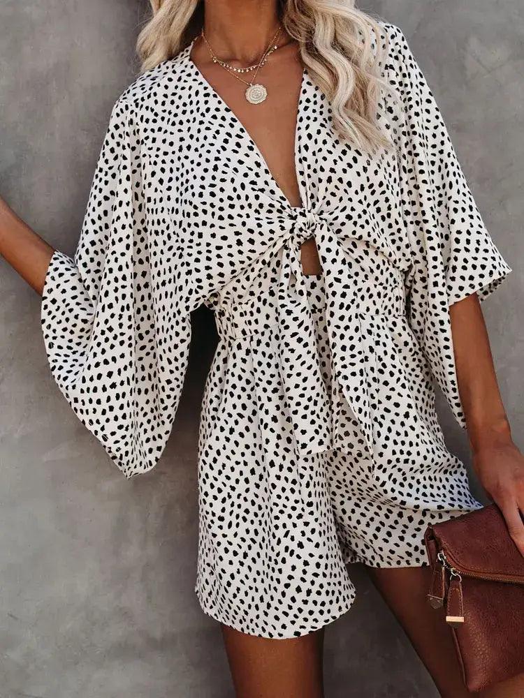 Long sleeve Bow Summer Jumpsuit Satin jumpsuit, Luxurious, Elegant, Nightwear