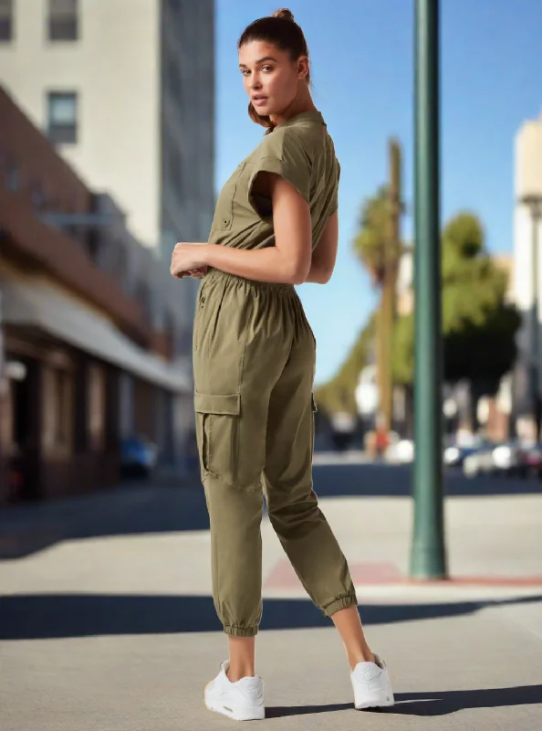 Mastermind Jumpsuit - Mermaid Green Floral print jumpsuit, Relaxed fit, Comfortable, Trendy Mastermind Jumpsuit - Mermaid Green Floral print jumpsuit, Relaxed fit, Comfortable, Trendy