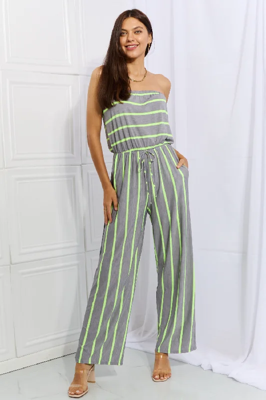 Pop Of Color Sleeveless Striped Jumpsuit Plunging back jumpsuit, Sexy, Trendy, Elegant Pop Of Color Sleeveless Striped Jumpsuit Plunging back jumpsuit, Sexy, Trendy, Elegant