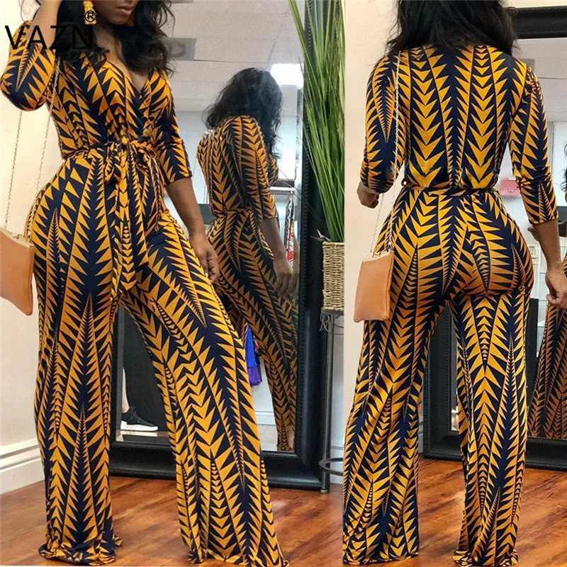 Stil Frauen Retro Druck Jumpsuit Relaxed fit jumpsuit, Comfortable, Chic, Street style Stil Frauen Retro Druck Jumpsuit Relaxed fit jumpsuit, Comfortable, Chic, Street style