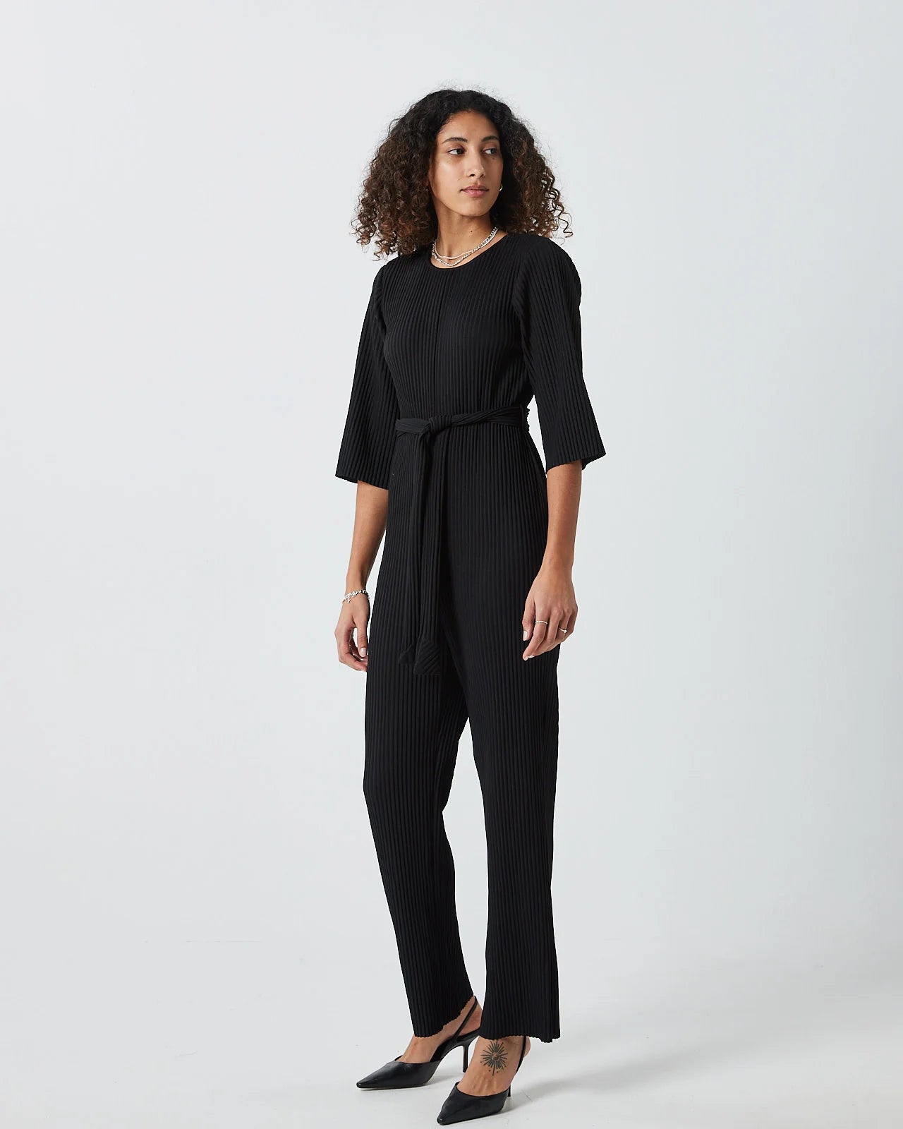 vanni jumpsuit 9918 Long sleeve black jumpsuit, Formal wear, Sleek, Elegant