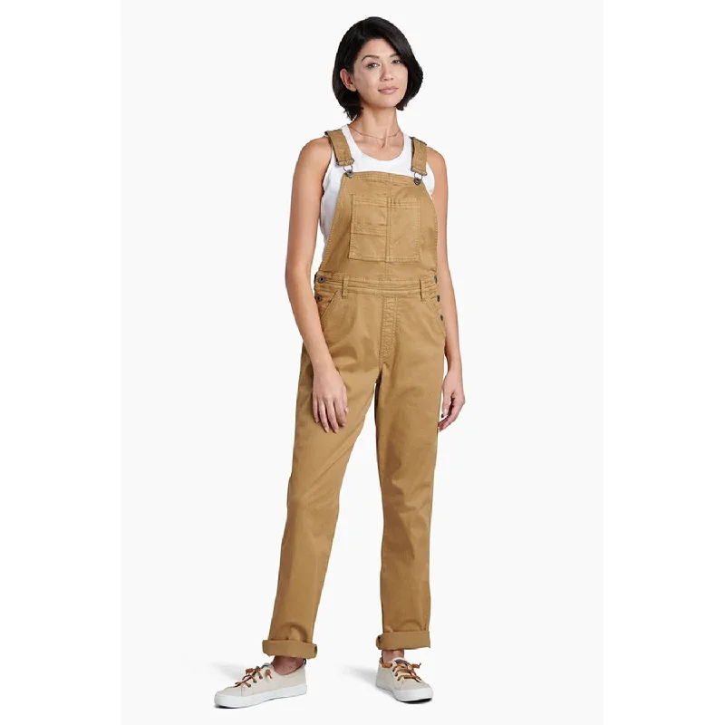 Khaki Twill Jumpsuit V-neck jumpsuit, Flattering, Sexy, Night out