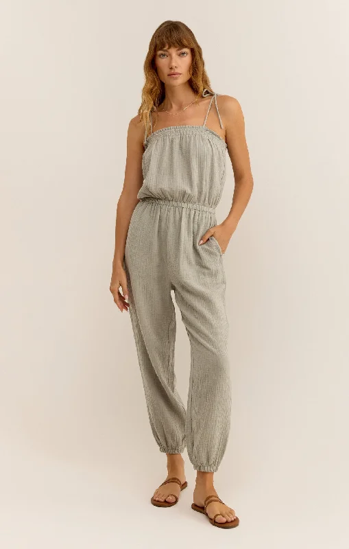Z Supply - Kiara Gauze Jumpsuit Jumpsuit with lace, Feminine, Elegant, Stylish